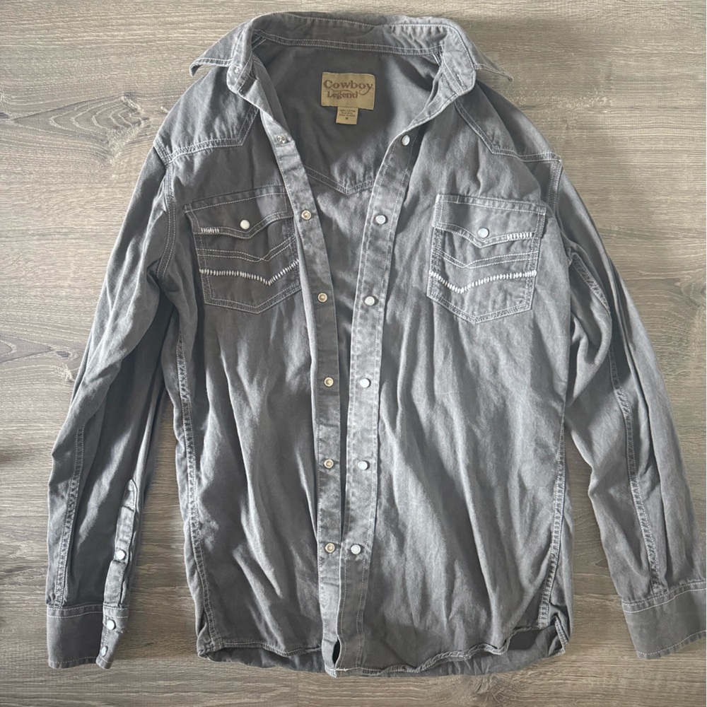 Intel Cowboy Legend Gray Shirt